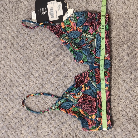 NWT - RVCA Ander V-Wire Crop Bikini Top - S - Picture 10 of 10